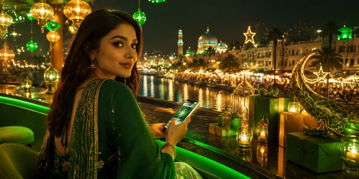 রংপুরে ঈদ উৎসবে মোবাইলে ক্যাসিনো প্রোমোশন উপভোগ করছেন একজন খেলোয়াড়